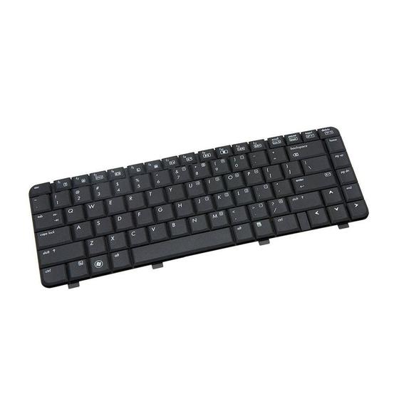 Imagem de Teclado para Notebook bringIT compatível com HP Compaq Presario C703LA Inglês Internacional - US