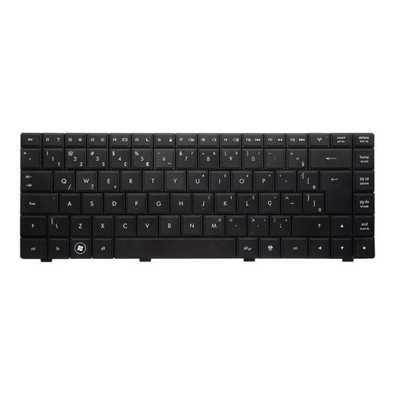 Imagem de Teclado para Notebook bringIT compatível com Hp Compaq Presario CQ320 ABNT2