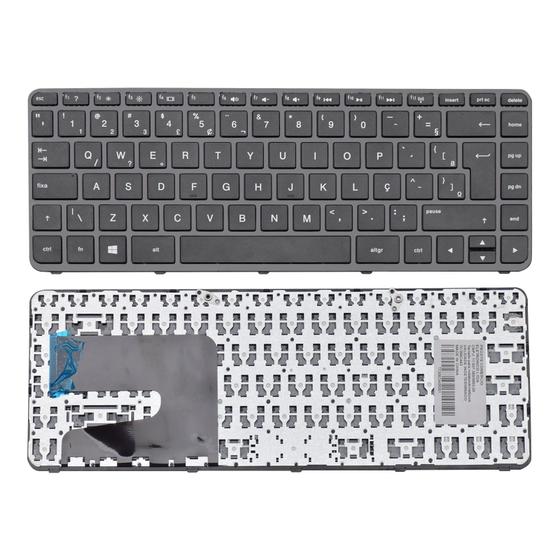 Imagem de Teclado para Notebook bringIT compatível com HP Part Number MP-13M58PA-698 ABNT2 - UK STYLE