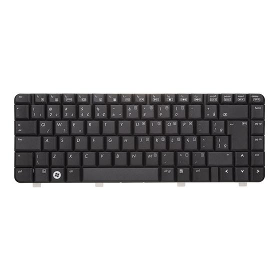 Imagem de Teclado para Notebook bringIT compatível com HP Part Number PK1303VAB00 ABNT2