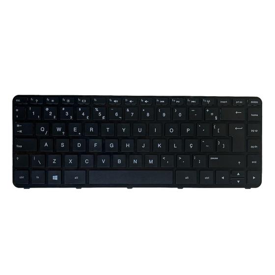 Imagem de Teclado para Notebook bringIT compatível com HP Pavilion 14-N040BR ABNT2 - UK Style