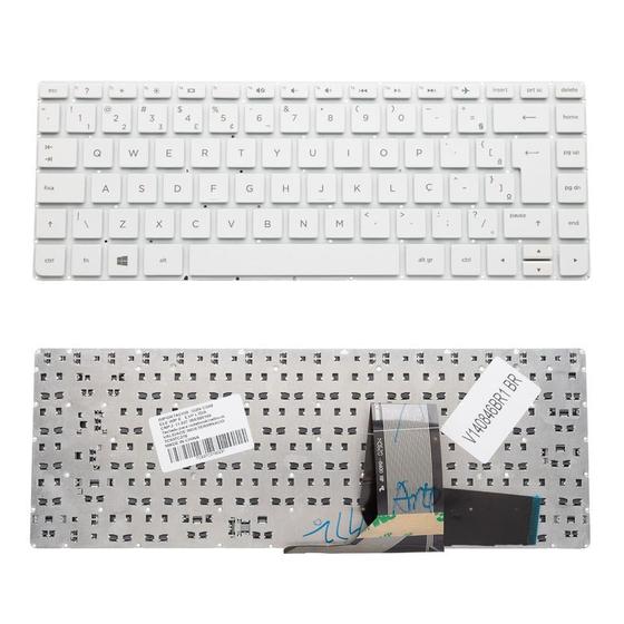 Imagem de Teclado para Notebook bringIT compatível com HP Pavilion 14-V009TU  ABNT2