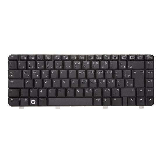 Imagem de Teclado para Notebook bringIT compatível com HP Pavilion DV4-1047TX  ABNT2