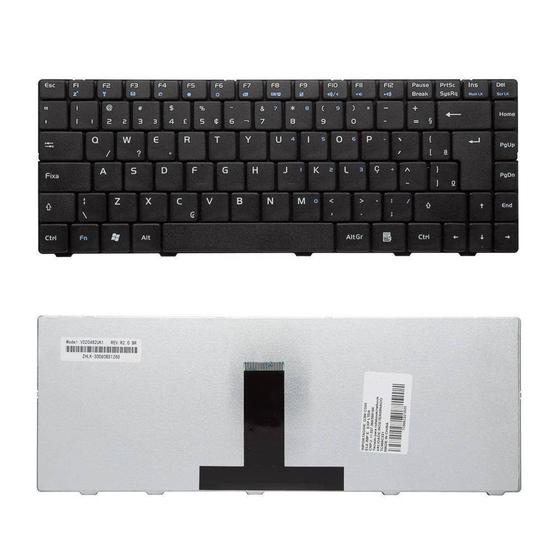 Imagem de Teclado para Notebook bringIT compatível com Intelbras I658 ABNT2 