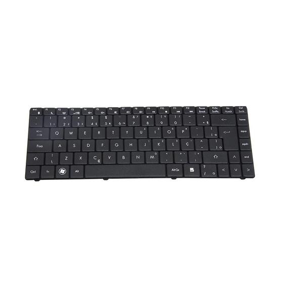 Imagem de Teclado para Notebook bringIT compatível com Itautec Infoway W7430  Preto ABNT2