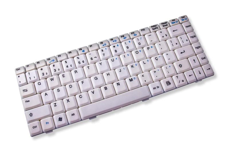 Imagem de Teclado para Notebook bringIT compatível com Itautec Infoway W7655 ABNT2 - small enter