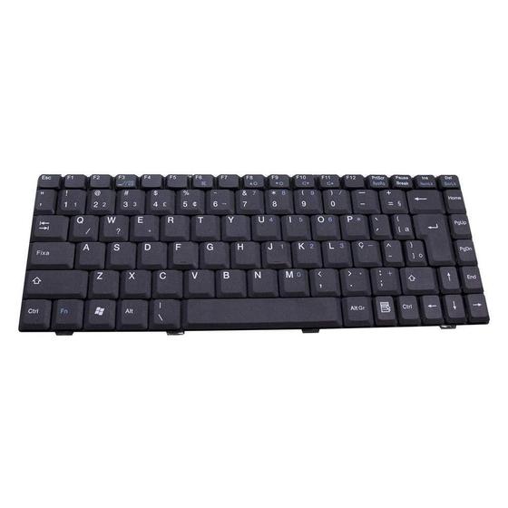 Teclado para Notebook bringIT compatível com Itautec Infoway W7655 Preto ABNT2 - UK Style Menor preço em Teclado para Notebook bringIT compatível com Itautec Infoway W7655 Preto ABNT2 - UK Style