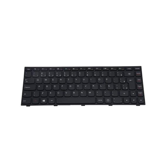 Imagem de Teclado para Notebook bringIT compatível com Lenovo G40-70  Preto ABNT2