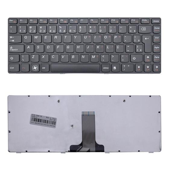 Teclado para Notebook bringIT compatível com Lenovo G480 25206644 ABNT2 Imagem de Teclado para Notebook bringIT compatível com Lenovo G480 25206644 ABNT2