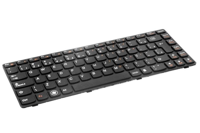 Imagem de Teclado para Notebook bringIT compatível com Lenovo G480  Preto ABNT2