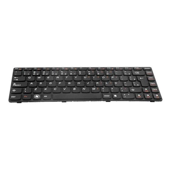 Imagem de Teclado para Notebook bringIT compatível com Lenovo G485A  Preto ABNT2