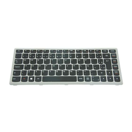 Imagem de Teclado para Notebook bringIT compatível com Lenovo Part Number 25208669 ABNT2