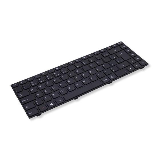 Imagem de Teclado para Notebook bringIT compatível com Lenovo Part Number 5N20J30745 ABNT2