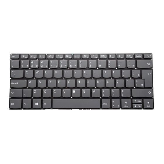 Imagem de Teclado para Notebook bringIT compatível com Lenovo  PK131YN3A20 ABNT2