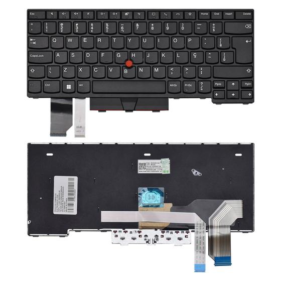 Imagem de Teclado para Notebook bringIT compatível com Lenovo ThinkPad P14S GEN 3 GEN 4 LAPTOP-GEN 3 GEN 4 LAPTOP ABNT2