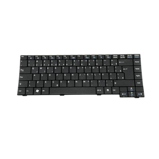 Imagem de Teclado para Notebook bringIT compatível com LG A410 ABNT2 - Enter Grande