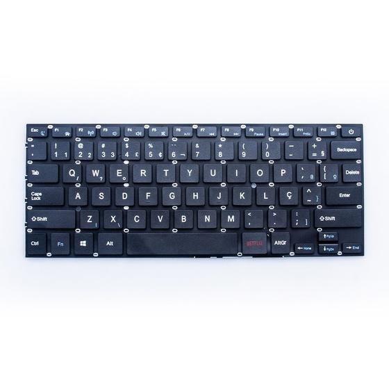 Imagem de Teclado para Notebook bringIT compatível com Multilaser Legacy PC311 ABNT2