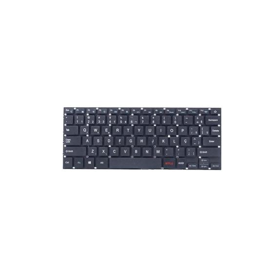 Imagem de Teclado para Notebook bringIT compatível com Multilaser PC130 ABNT2