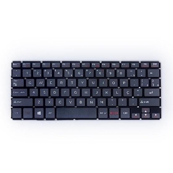 Imagem de Teclado para Notebook bringIT compatível com Positivo Duo C4128A ABNT2