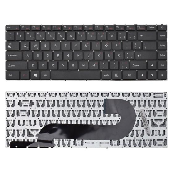 Imagem de Teclado para Notebook bringIT compatível com Positivo Master SCDY-315 ABNT2