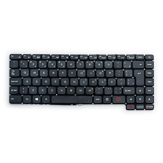 Imagem de Teclado para Notebook bringIT compatível com Positivo Motion Q4128E ABNT2