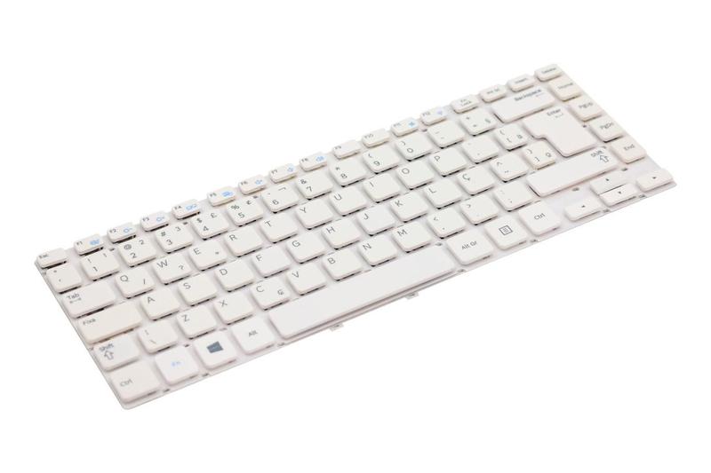 Imagem de Teclado para Notebook bringIT compatível com Samsung ATIV Book 2 NP270E4E-KD6BR  Branco ABNT2