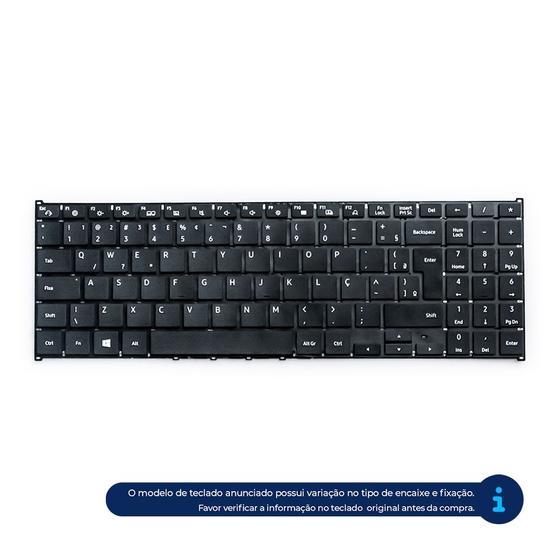 Imagem de Teclado para Notebook bringIT compatível com Samsung Book NP550XCJ-XS1BR ABNT2