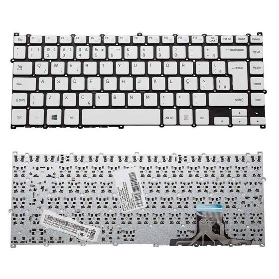 Imagem de Teclado para Notebook bringIT compatível com Samsung Essentials NP300E4L ABNT2