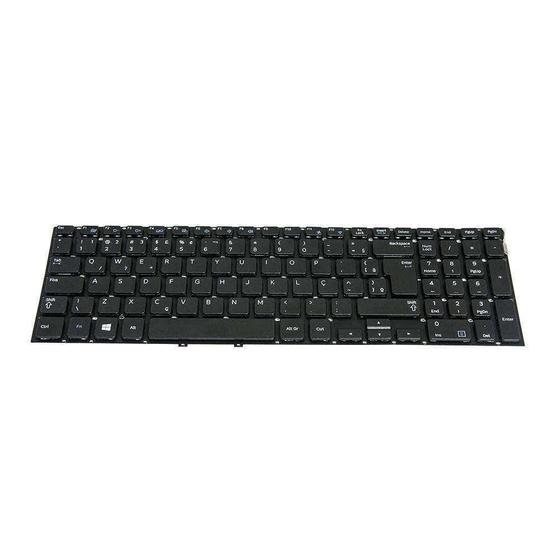 Imagem de Teclado para Notebook bringIT compatível com Samsung Expert X40 NP270E5K-XW2BR ABNT2