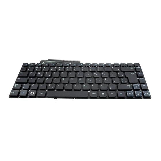 Imagem de Teclado para Notebook bringIT compatível com Samsung NP Series NP-RV411-A06 ABNT2