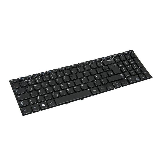 Imagem de Teclado para Notebook bringIT compatível com Samsung NP Series NP250E5E ABNT2