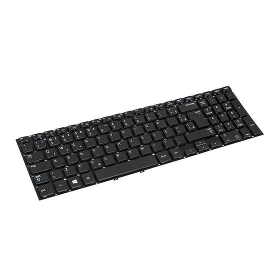 Imagem de Teclado para Notebook bringIT compatível com Samsung NP Series NP270E5G-KD2 ABNT2
