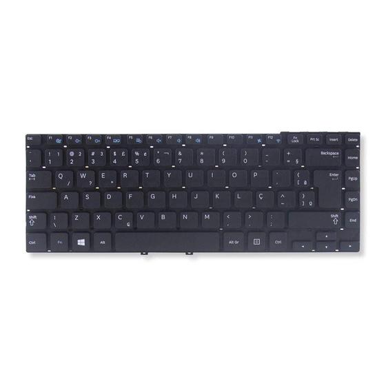 Imagem de Teclado para Notebook bringIT compatível com Samsung Np275e4e-kd1br Np275e4e-kd2br Np275e4v ABNT2