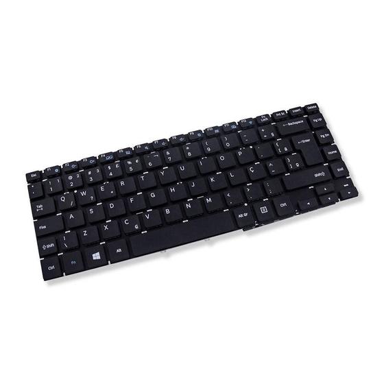 Imagem de Teclado para Notebook bringIT compatível com Samsung  NP370E4J-BT1BR ABNT2