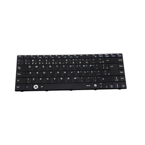 Imagem de Teclado para Notebook bringIT compatível com Semp TCL AS-1301 PK130GF1A40  Preto ABNT2