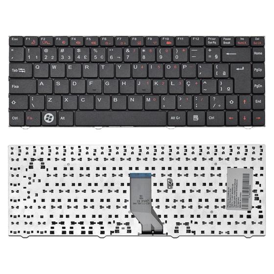 Imagem de Teclado para Notebook bringIT compatível com Semp TCL Part Number 71GR40414-00 ABNT2