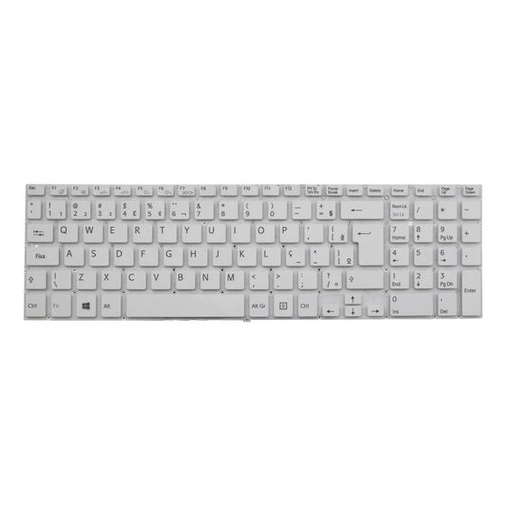 Imagem de Teclado para Notebook bringIT compatível com Sony Vaio Part Number V141706BR1BR ABNT2
