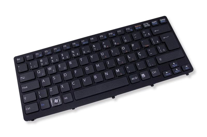 Imagem de Teclado para Notebook bringIT compatível com Sony Vaio PN 148755641 Com Moldura