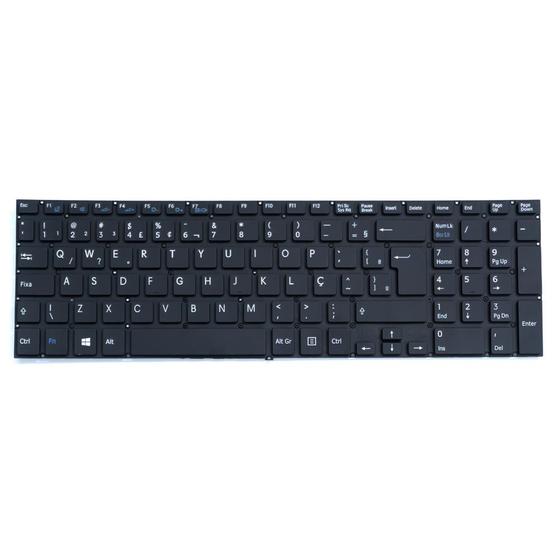 Imagem de Teclado para Notebook bringIT compatível com Sony Vaio SVF-15213CBB SVF152C29X INGLÊS INTERNACIONAL - US