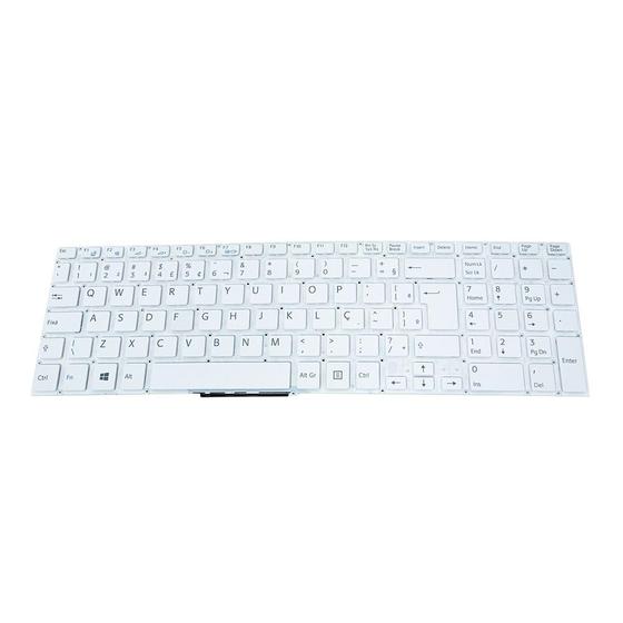Imagem de Teclado para Notebook bringIT compatível com Sony Vaio SVF152C29X AEHK96010103A ABNT2