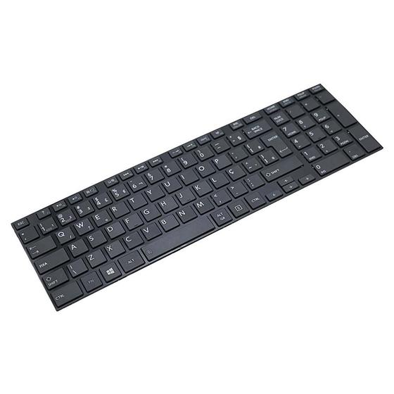 Imagem de Teclado para Notebook bringIT compatível com Toshiba Part Number V130526AS3 ABNT2 - UK Style