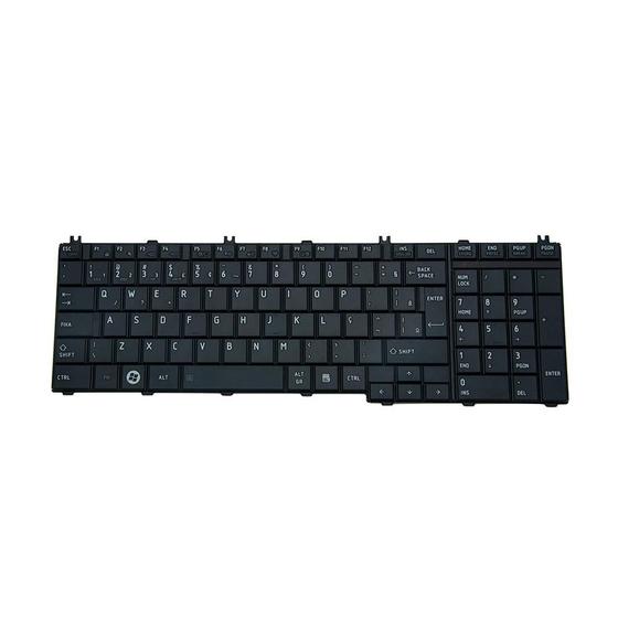 Imagem de Teclado para Notebook bringIT compatível com Toshiba Satellite L655-S5112 ABNT2