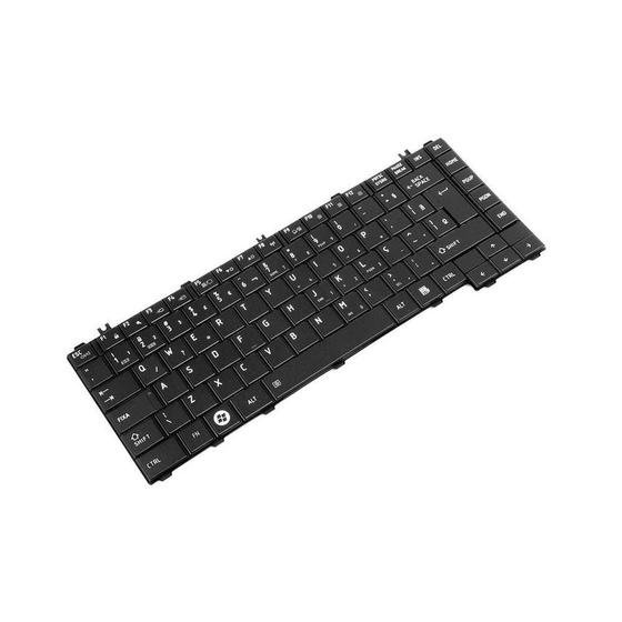 Imagem de Teclado para Notebook bringIT compatível com Toshiba Satellite L735-11R ABNT2 - UK Style