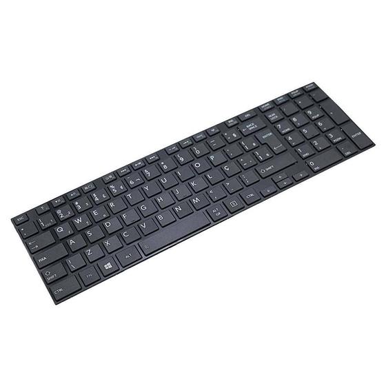 Imagem de Teclado para Notebook bringIT compatível com Toshiba Satellite L850 ABNT2 - UK Style