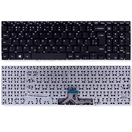 Imagem de Teclado Para Notebook Compativel Com Samsung NP300E5K Expert X41 - Preto