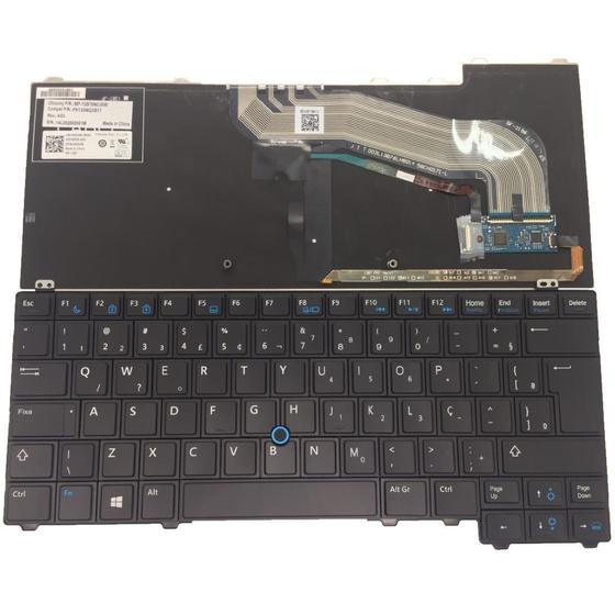 Imagem de Teclado para notebook dell  latitude e5440  br - c/ iluminação