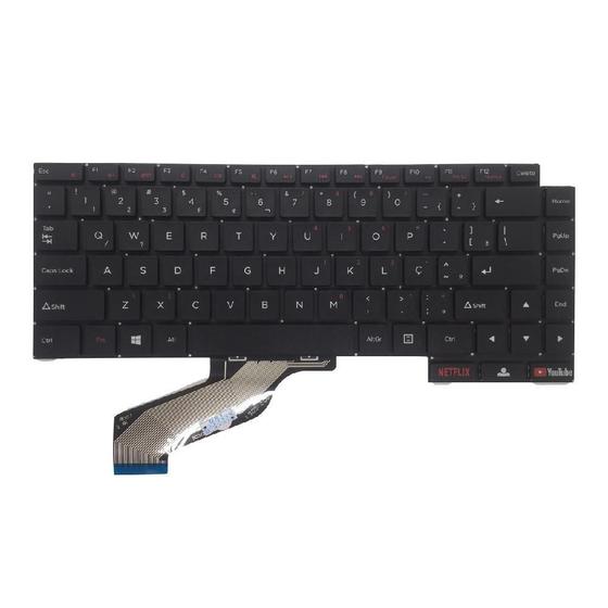 Imagem de Teclado Para Notebook Positivo Motion Plus Q464B Q232B Br