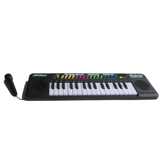 Imagem de Teclado Piano Infantil Com Microfone Musical Educativo