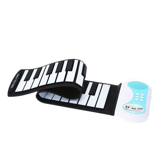 Imagem de Teclado Piano Silicone Flexível Eletrônico Musical Digital