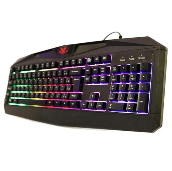 Imagem de Teclado Pra Pc Gamer Tecrado Com Led Ideal Para Jogos No Pc